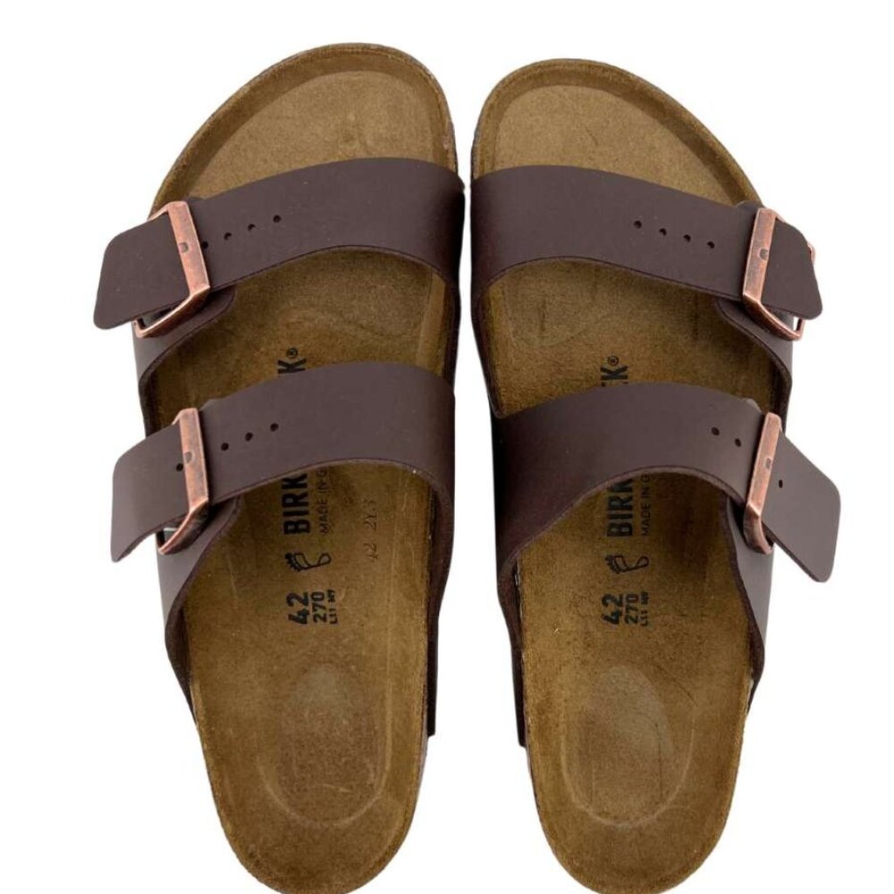 Birkenstock | Women' s Dark Brown Arizona Sandals | Regular Fit | Various Sizes - Picture 6 of 8